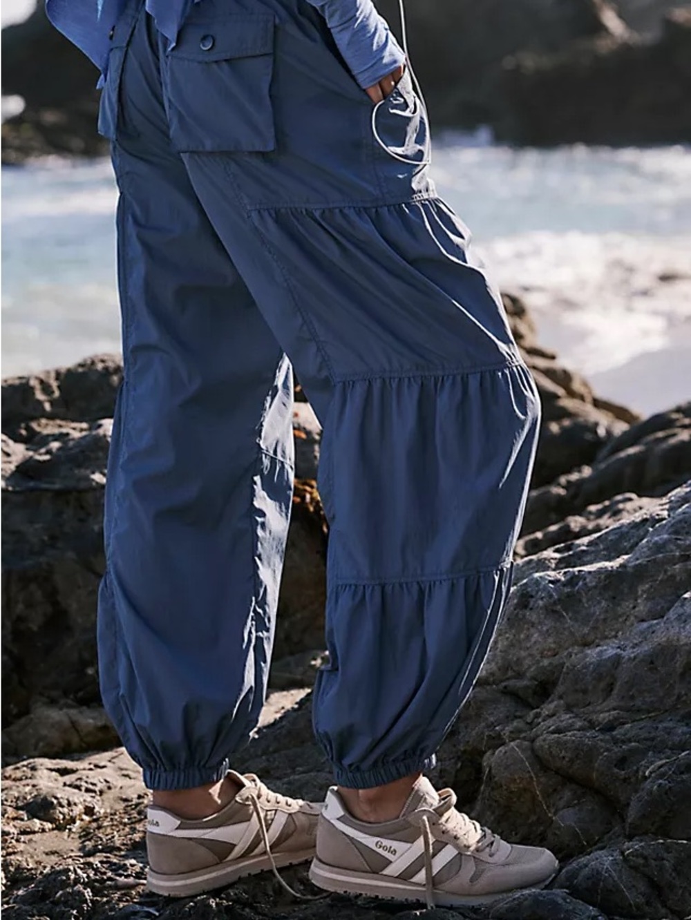 Free People Lavender Set Me Free Pants